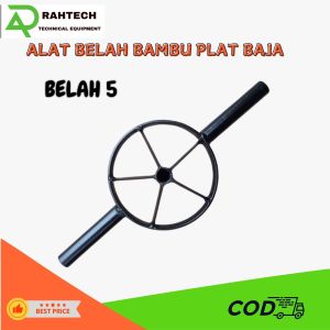 Alat Belah Bambu Plat Baja Tebal – Belah Jadi 5/6/8/10 Bagian – Tajam & Siap Pakai