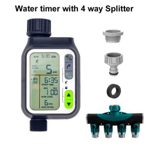 Garden Water Timer Waterproof Watering Timer With Rain Sensor Irrigation Timer Automatic Watering System Irrigation Controller