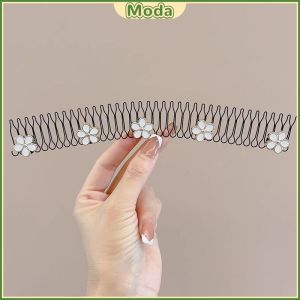MODA. Invisible Broken Hair Clip Roll Curved Inserted Comb Women Broken Hair Sorting Hairpins