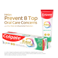 NEW Colgate Total Breath Health Antibacterial Toothpaste, Keeps Breath Fresh, 150g Pack of 4. 