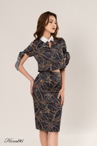 [Voucher 15% MOV 199K cap 100K Chân Váy Kiểu Nữ Thiết Kế Họa Tiết Dáng Ôm Xẻ 1 Bên HeraDG STBB3007J