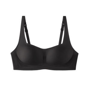PATIS TESORO Ladies Seamless Half Cup Bra Latex Padded Sports Bra For Woman One Piece Wireless Plus size Wire Free Bra