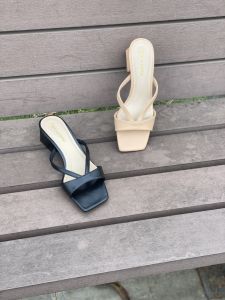 Guốc nữ cao 3 phân quai mảnh gót trụ