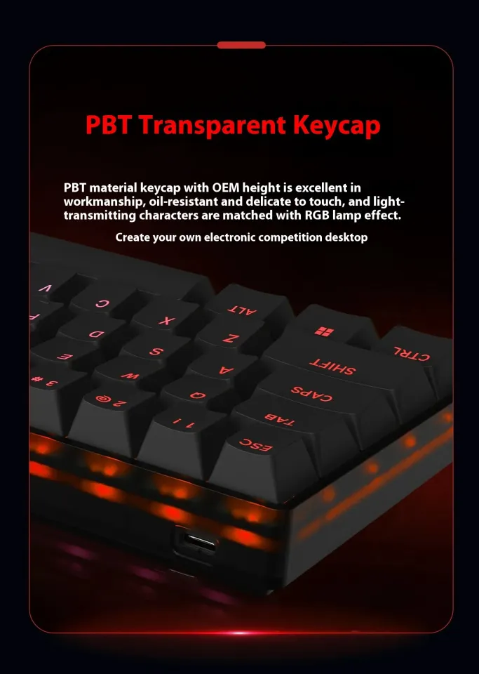 MADCATZ Fire68 Pro Magnetic Keyboard 65% Hot swappable RGB
