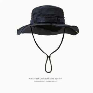 Wide brim sun hat outdoor fishing hiking camping UV protection quick dry adjustable safari cap