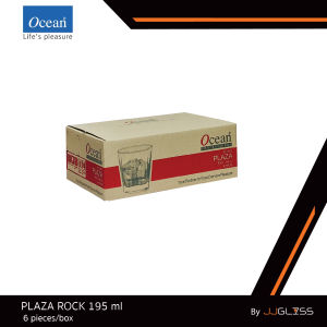 JJGLASS - (Ocean) B11007 Plaza 7oz. (195ml.) [1กล่อง (6ใบ)] แก้วน้ำ แก้วพลาซ่า แก้วโอเชี่ยน สำหรับใส่เครื่องดื่ม