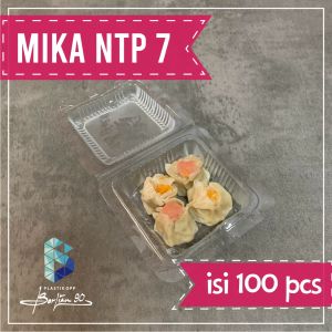 (ISI 100pcs) Mika Kue Ukuran 7 - Mika Plastik 7 - Mika Bolu Ukuran 7 - Plastik Mika Kemasan Makanan  Dan Jajanan Pasar