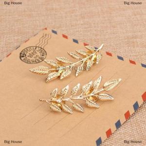 [COD] Big House เสื้อสูทอินเทรนด์เข็มกลัดติดปกเสื้อทำจากโลหะผสมรูปใบไม้สำหรับผู้ชายผู้หญิงเครื่องประดับเสื้อผ้าแฟชั่นประจำวัน1คู่