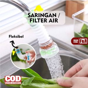 Sambungan Kran Air Fleksibel Filter Air Keran Saringan Kran Wastafel Kamar Mandi
