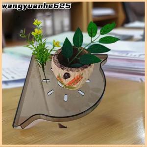 [WYH Store] COD Fish Tank Corner Storage Rack Punch-free Storage Rack Fish Tank Top Landscape Bracket Hydroponic Green Plant Tray