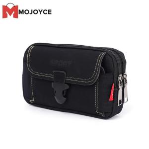 MOJOYCE Waist Bag for Men Casual Mobile Phone Purse Pocket Male Belt Bum for Shopping
