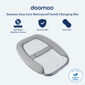 Doomoo Cosy Care: Waterproof Comfy Changing Mat (70 x 50cm Designed in Belgium)