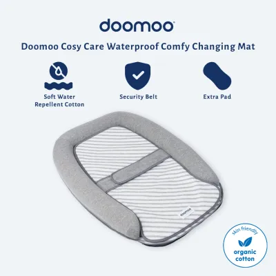 Doomoo Cosy Care: Waterproof Comfy Changing Mat (70 x 50cm Designed in Belgium)