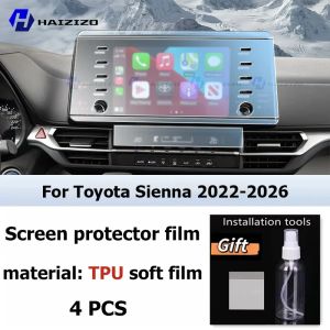 kkmf For Toyota Sienna 2022-2026 Car interior Matte Screen Protector console GPS Navigation LCD screen TPU film Scratch resistant PPF 9Q4T2