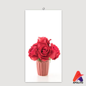 HIASAN DINDING BUNGA MAWAR (10X20 CM) PAJANGAN WALL DECOR DEKORASI DINDING KAYU MINIMALIS BUNGA MAWAR ESTETIK AESTHETIC