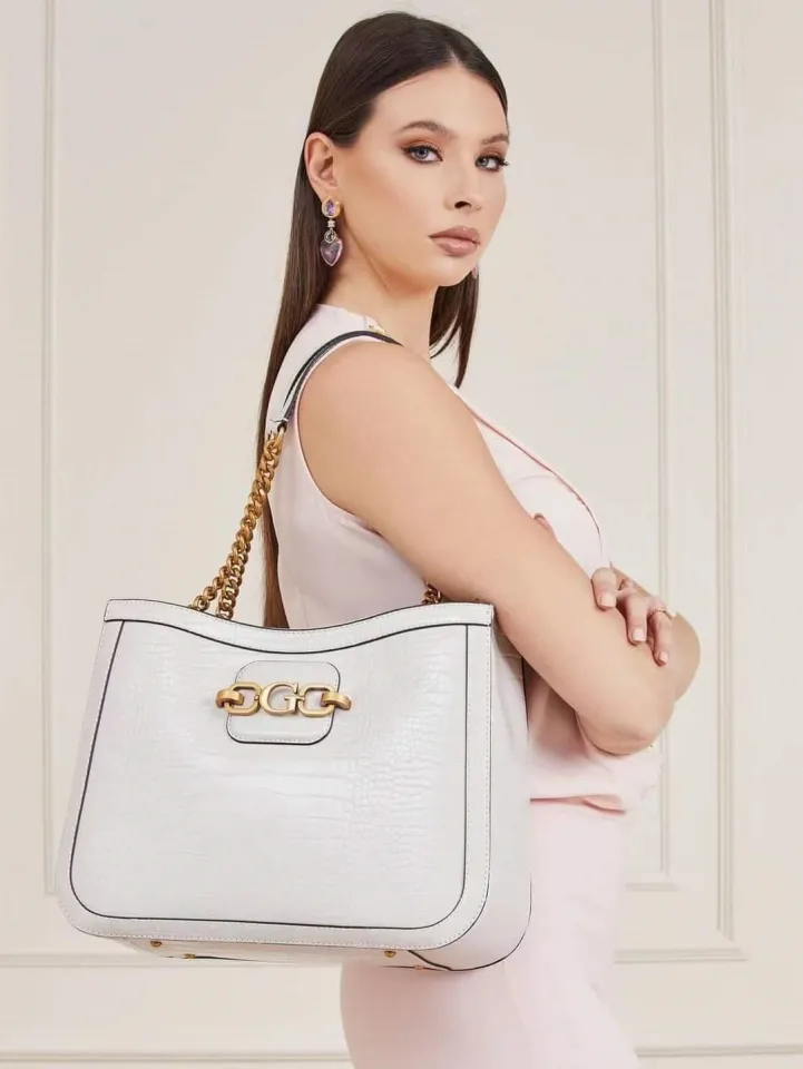 guess hensely logo bag