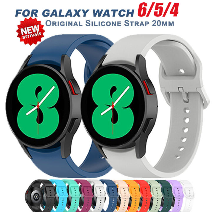 Silicone Strap For Samsung Galaxy Watch 6 5 4 44mm 40mm 5 Pro 45mm Band