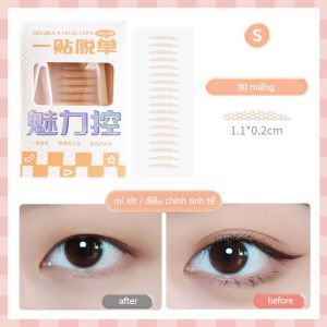 Miếng Dán Mí Trong Suốt JONBOS Dạng Lưới Có Keo Sẵn Dán Kích Mí Trang Điểm Nhiều Kích Cỡ Phù Hợp Cho Từng Dán Mắt