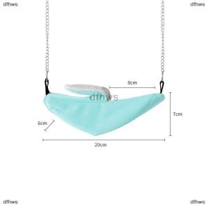 [COD] dfhws Banana Hamster Bird Rat Soft Bed Hammock Hanging Swing Moon Boat Bed Hanging Nest Bed Small Animals Nest Small Pet Supplies