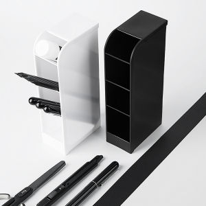 GuangBo fizz Oblique Inserted Pen Holder Office Creative Storage Box Simple Container Nordic Personality Multi -function Storage Desktop Storage Rack FZ21013