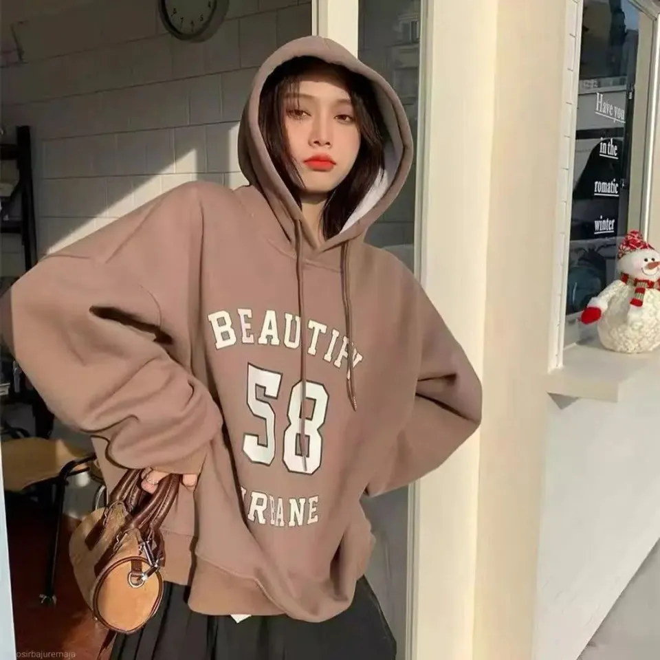 Jaket 2024 hoodie oversize