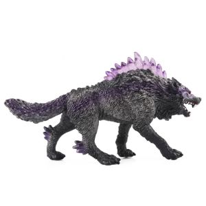 YOUTH HOME Plastic Simulated Solid Animal Model Shadow Wolf Handmad Wolf Simulation Animal Toy Colorful Funny Doll Warcraft Mythical Series Toys Desk Decor