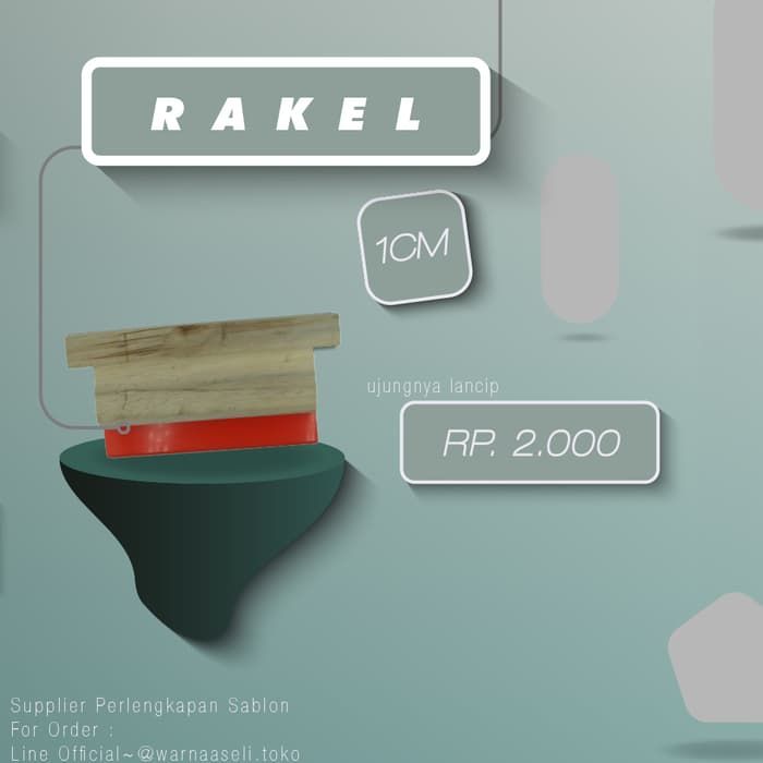 Rakel Karet Merah (5 cm) | Lazada Indonesia