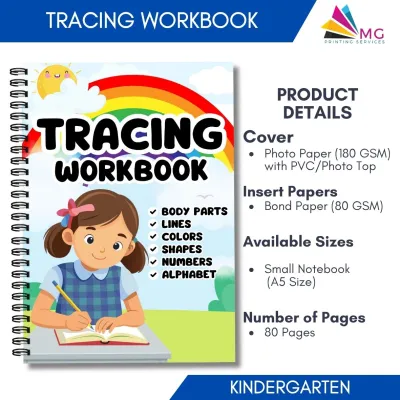 Kindergarten Tracing Workbook