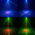 60 pattern Laser Light Disco Light Laser Stage Light Party Lights DJ Strobe Light Laser Projector. 