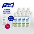 PURELL® Advanced Hand Sanitizer Gel - 30ml (Pack of 10) + Free 1 x 30ml w/ Jelly Wrap [Exp:12/2025]. 