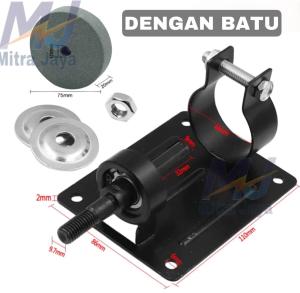 Adaptor Dudukan Bor Stand Holder Mesin Meja Tangan Drill Mata Gerinda Circular Saw Bracket Portable