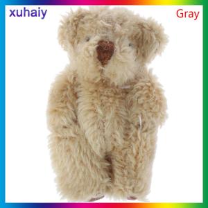 xuhaiy ตุ๊กตาหมีน่ารัก4.5cm Long hair Bear DIY เสื้อผ้าหรืออุปกรณ์แฮนด์เมดมือถือ