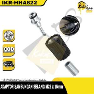 Set Adapter Fitting Nepel Selang Mesin Cuci Mobil Motor Jet Cleaner M22 x 15mm Adaptor Sambungan Selang Menjadi Selang Mesin High Pressure Wasser Steam Jet Cleaner - Penyambung Selang Ke Mesin Selang Ke Gun Tembakan Jet Cleaner Mesin Cuci Kendaraan