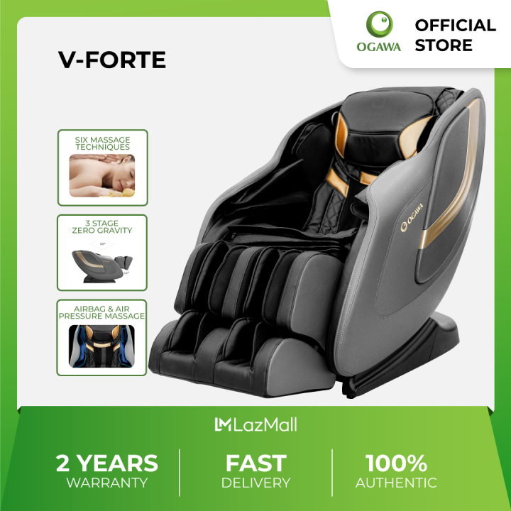 OGAWA V-Forte Massage Chair Adjustable Back Height Massage Chair