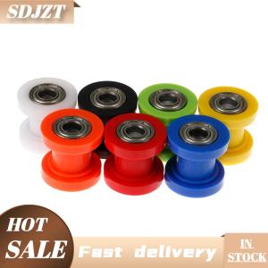 SDJZT 10mm Chain Roller Slider Tensioner Adjuster Pulley Wheel Guide Pit Dirt Bike
