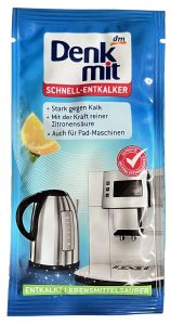 BỘT TẨY CẶN CHO ẤM SIÊU TỐC MÁY PHA CÀ PHÊ DENKMIT 25g NỘI ĐỊA ĐỨC