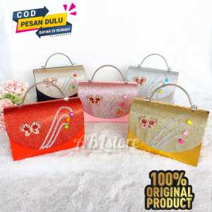 TAS PESTA WANITA MURAH MEWAH ELEGAN MODEL CLUTCH COCOK BUAT PESTA