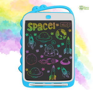 threetrees 12 Inch LCD Colorful Writing Board With New Generation High Brightness Screen Drawing Pad Electronic Graphic Drawing Sketching Tablet Great Gift For Kids