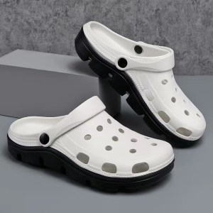 Dongdong Shoes Mens Slippery Feet Resistant Thick Sole Fantastic Life Wearing Work Dormitory Beach Shoes Externally