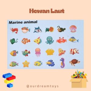 Puzzle Interlock Hewan / Puzzle Interlock Kendaraan / Puzzle Interlock Buah dan Sayur