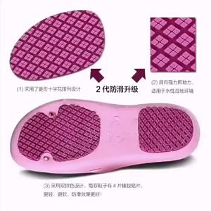[Free Shipping] 2026 New Summer Non-Slip Slippers for Bathroom Women Bathing Waterproof Oil-Proof Kitchen Indoor EVA Slippers