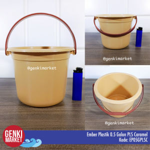 Ember Plastik 0.5 Galon PLS Caramel Genki Market