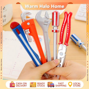 Creativity Wrench Screwdriver Shape Ballpoint Pens Black Ink Quick Drying Hand Tools Hammers Pliers Gel Pen Student Stationery Signature Pens School Office Supplies