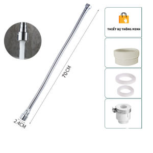 Vòi Nối Dài 70cm Mở Rộng Có Thể Điều Chỉnh Vòi Nước Mở Rộng Ống Uốn Cong Ống Bồn Rửa Chén Rửa Mặt