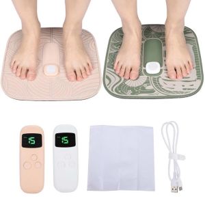 Foot Massager Feet Massage Mat 6 Modes Feet Muscle Stimulator Remote Control