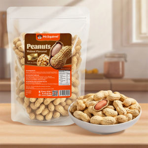 Mr. Squirrel Peanut Roasted Garlic Flavored Salt Peanuts Roasted Peanuts With Shell Healthy Snacks Peanut Seeds 108-258g