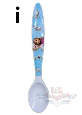[H-355] LSL GIFTS Cartoon KT Melody Cars Doreamon Plastic Melamine Spoon