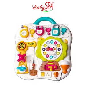 ♥♥♥ BabySPA Montessori Busy Board - Ultimate Toddler Activity Board for Learning and Fun