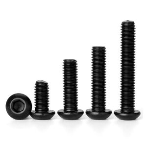 Đen Ốc Lục Giác Chìm Đầu Tròn Bằng Thép Không Gỉ 304 m3 m4 m5 5mm ~ 30mm