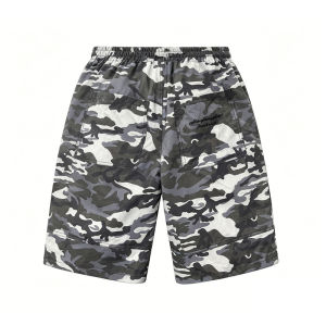 Tweens Boys Camo Cargo Shorts with Pocket Teenage Child Outdoor Loose Style Military Tactical Work Shorts Kids Camouflage Pants